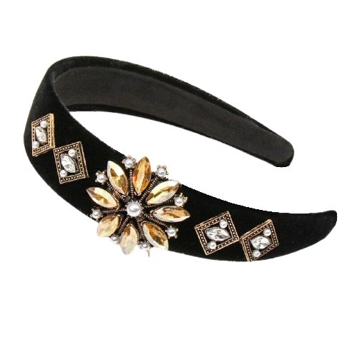Side flower headband