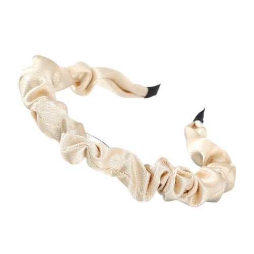 Silk scrunchie headband