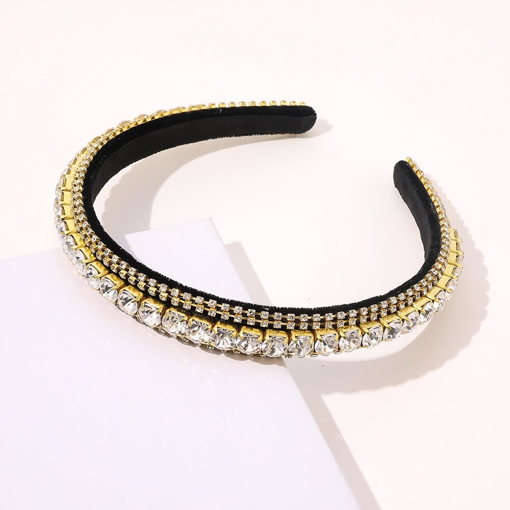 white diamond headband