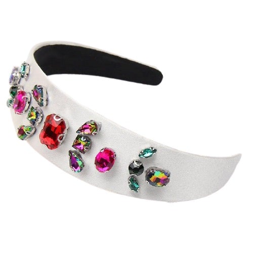 White embellished headband
