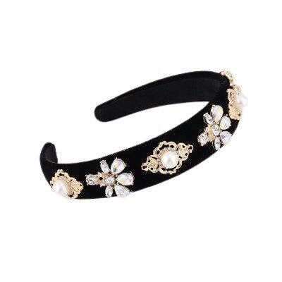 Pearl Crown Stretch Headband – Jewel Candy