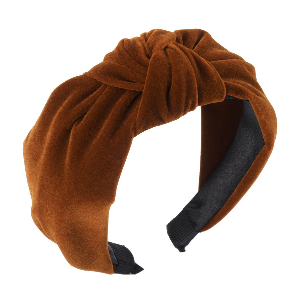big velvet headband women