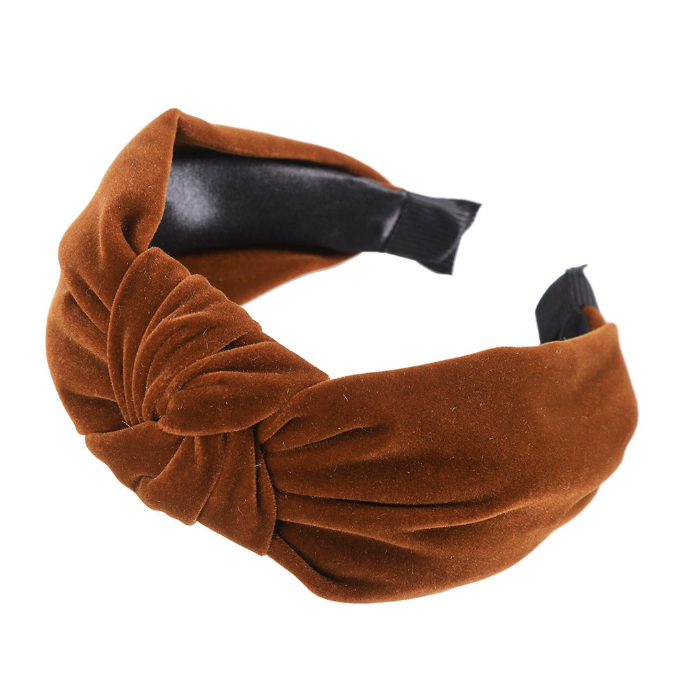 Big velvet headband