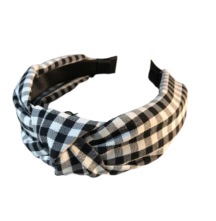 gingham headband