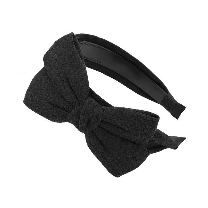 black bow headband 