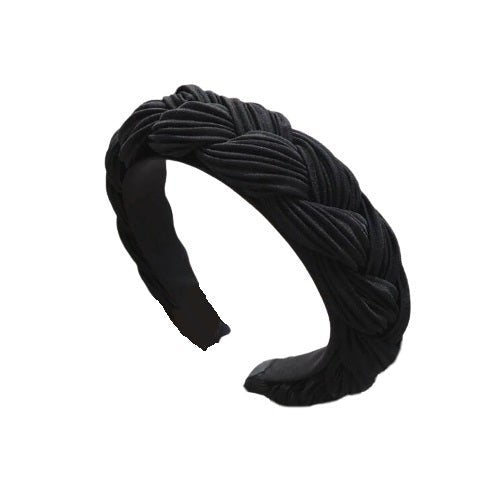 black braid headband
