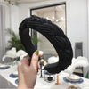 black braided headband