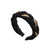 black golden headband