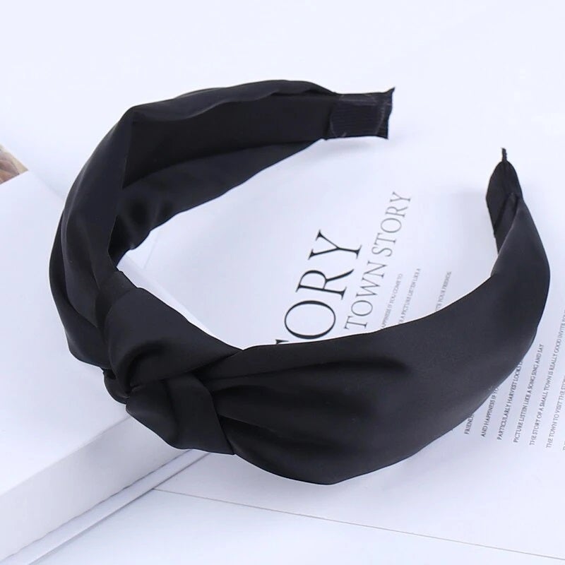 black knot headband for woman