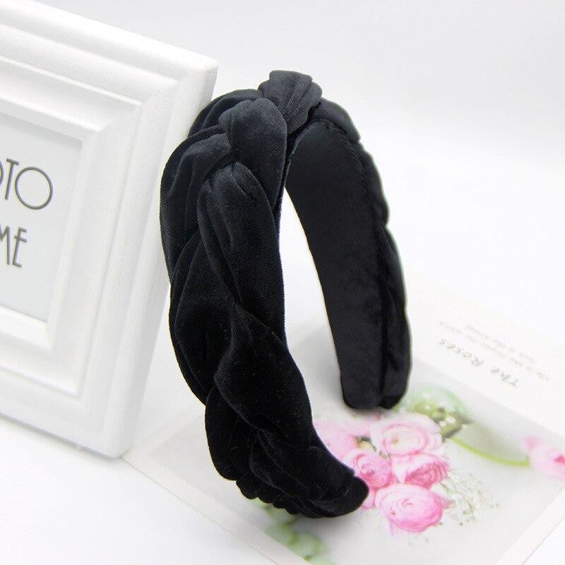 black headband velvet