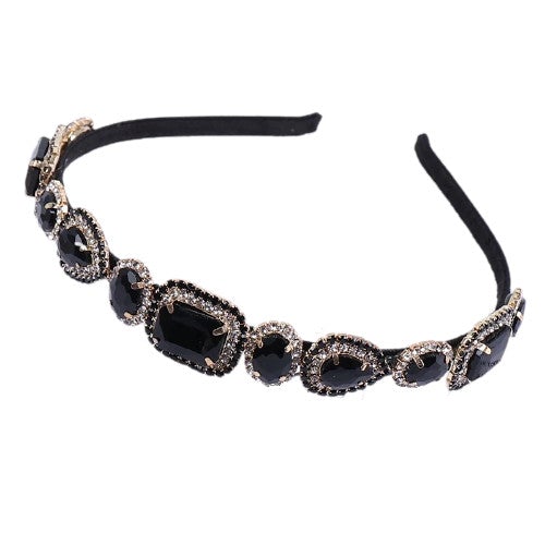 black strass headband 