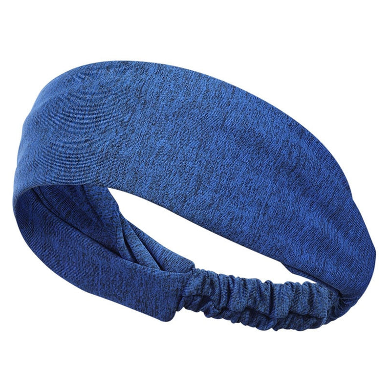 blue sport headband