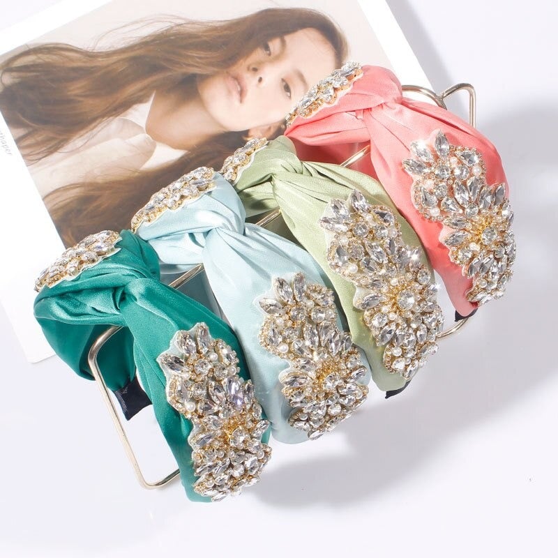 bridal headband rhinestone