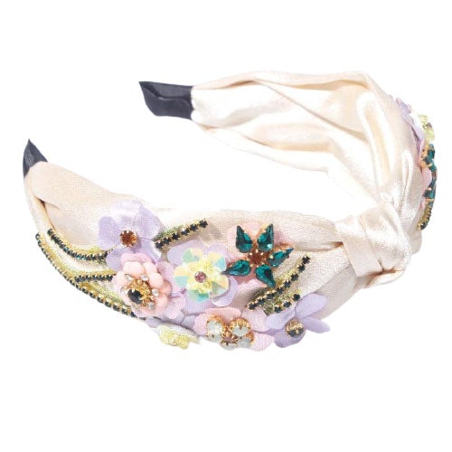 flower headband gucci