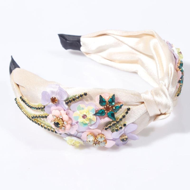 flower headband wedding