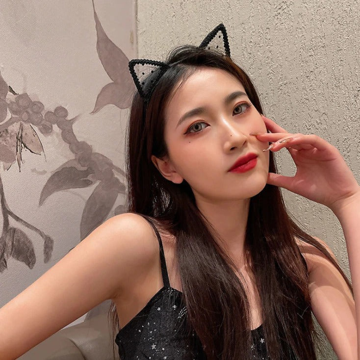 girls cat ear headbands