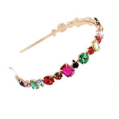 headband crystal color 