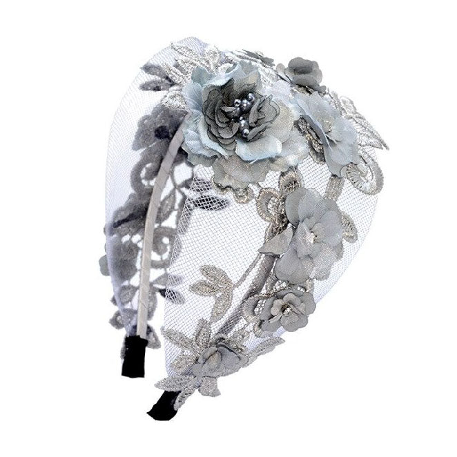headband with flowers for wedding