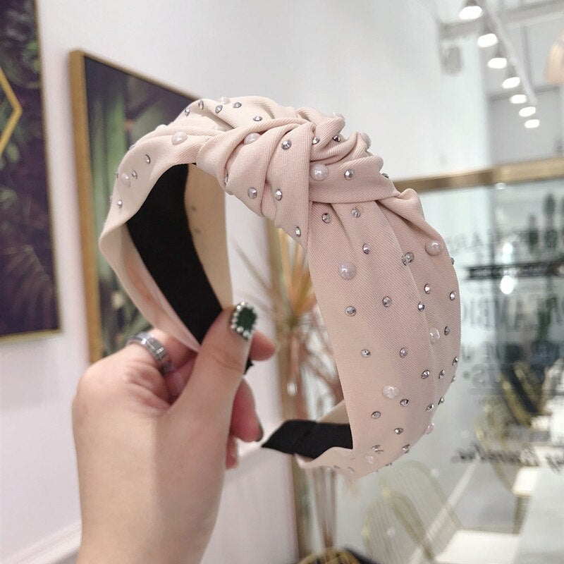 headband with pearls