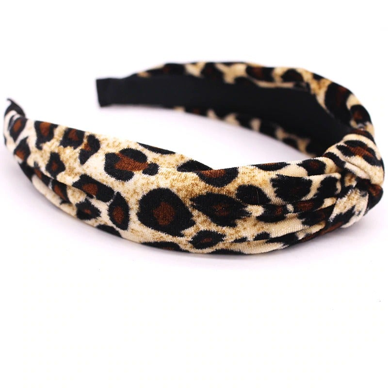 jenifer behr leopard headband