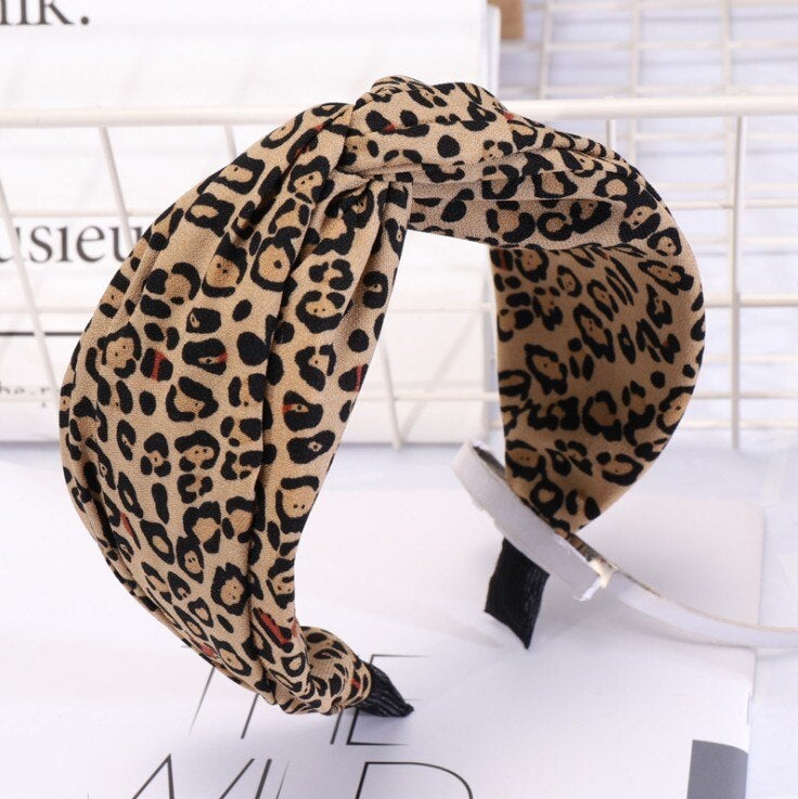 leopard headbands