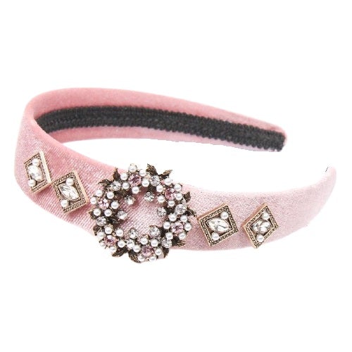 Light pink flower headband