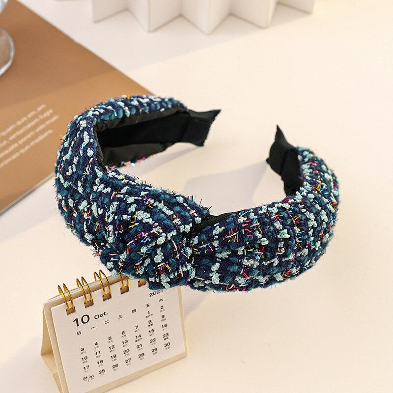 luxury blue headband