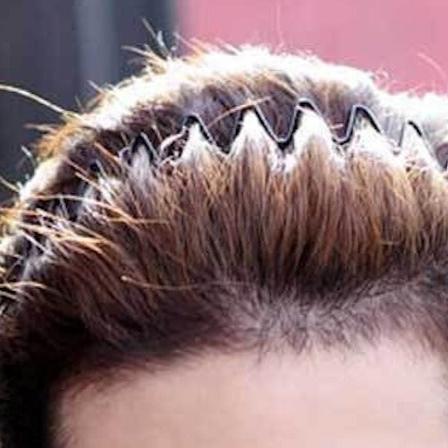 mettalic headband wave