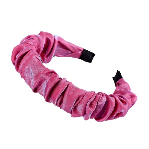 Neon pink headband
