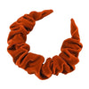 orange velvet headband