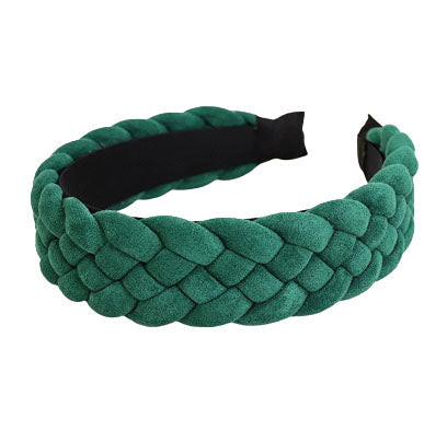  Housoutil Green Crystal Headband Braid Headband Hair