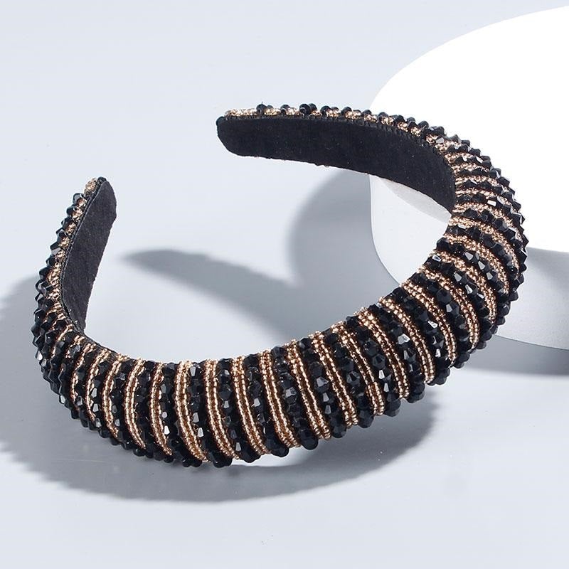 pearl crystal headband