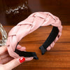 pink braid headband