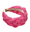 pink braided headband
