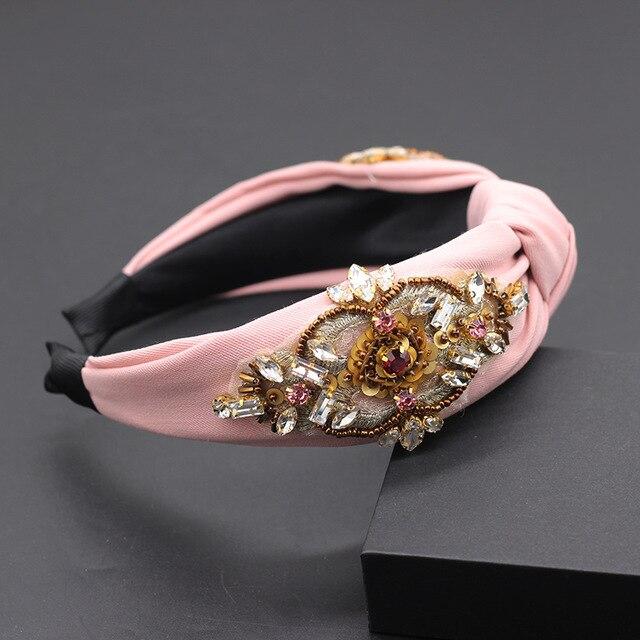 pink rhinestone headband 