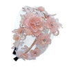 pink lace headband