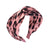 Pink leopard headband