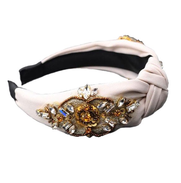 prada headband white