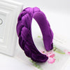 purple braided headband