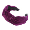 purple velvet headband