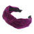 purple velvet headband