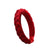 red braid headband