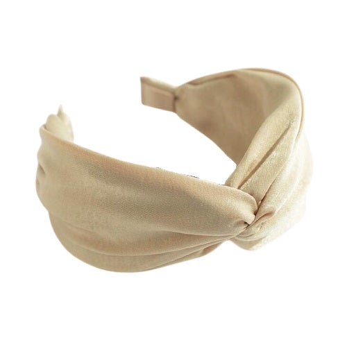 Large beige Headband