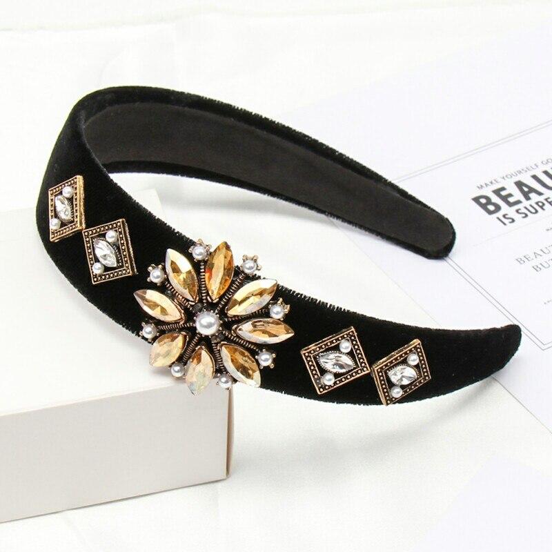 Side flower headband