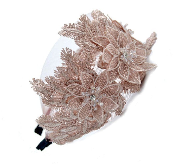 wedding headbands flowers