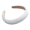 white crystal headband
