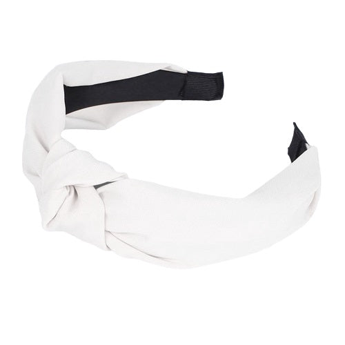 White knot headband
