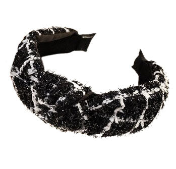 Black woolen headband